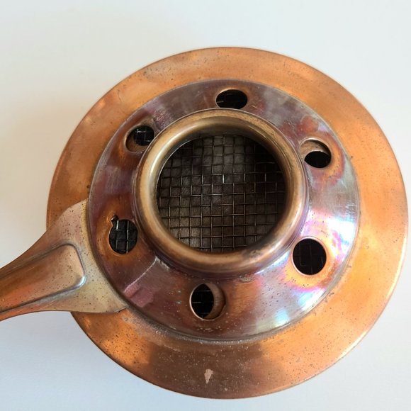 Copper Fondue Pot Warmer - Picture 7 of 8